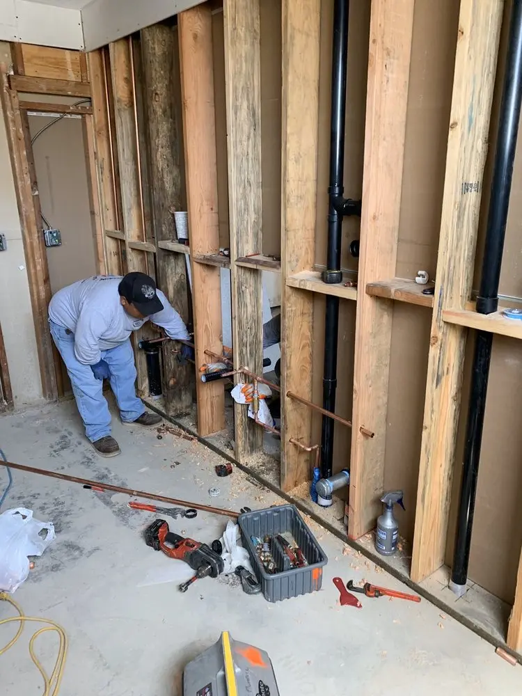 Commercial rough-in plumbing for Water Heater Replacement in Little Rock Canyon